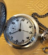 Orologio tasca russo Marnna Molnija carica manuale vintage  mm 50 da revisionare