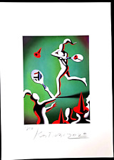 Mark Kostabi - 70x50 cm - con una piega - Edizione Limitata - n.23/50