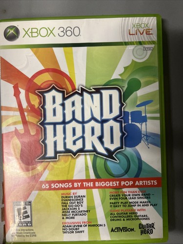Band hero microsoft xbox 360 - xbox,