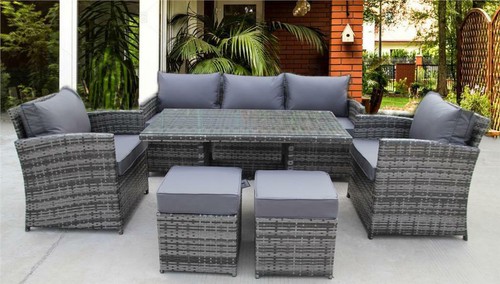 Set tavolo sedie cubo rattan - set, e