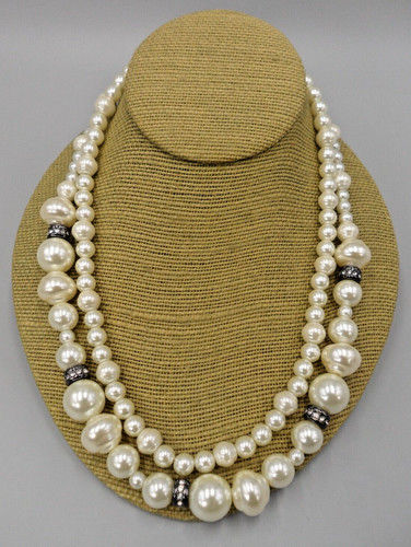Collana perle finte - di,