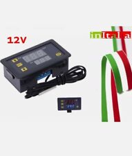  TERMOSTATO ELETTRONICO DISPLAY DIGITALE PER CONTROLLO TEMPERATURA W3230 DC 12V