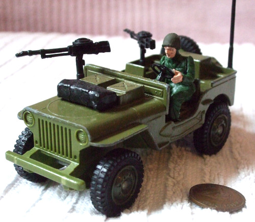 Dinky modello militare jeep - dinky,