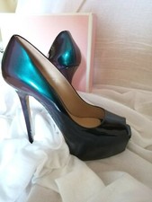 Scarpe Alte Spuntate Vernice