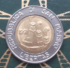 (£)     500 Lire 1991 -