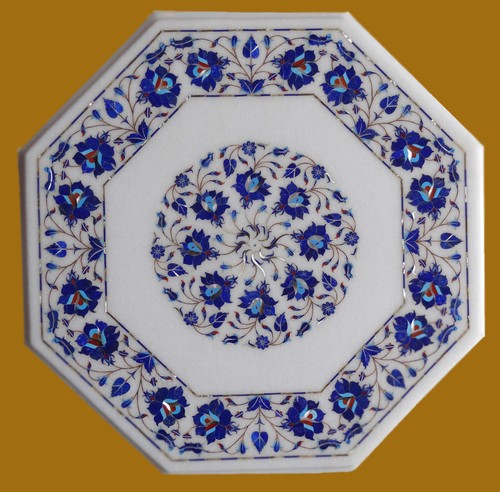 Tavolo pietra semipreziosa - 20",