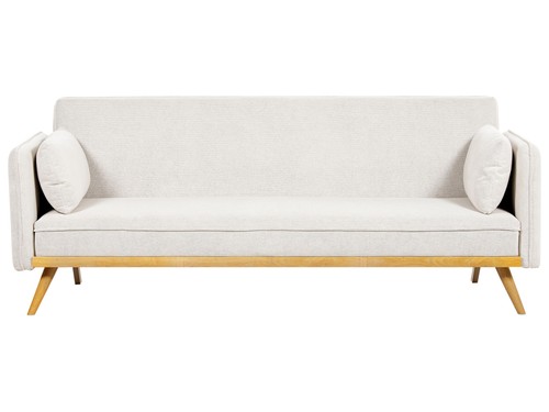 Divano letto tessuto bianco - divano,