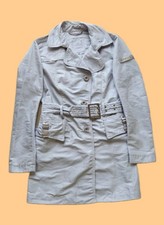PEUTEREY GIUBBINO DONNA 40 JACKET WOMAN MADE ITALY  VINTAGE TRENCH WITH BELT