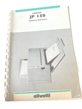 Manuale  Operativo D’nstallazione E Uso Stampante Olivetti Jp 150 Getto Inchiost