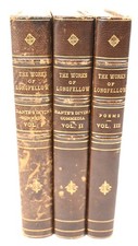 3-VOL THE WORKS OF LONGFELLOW
