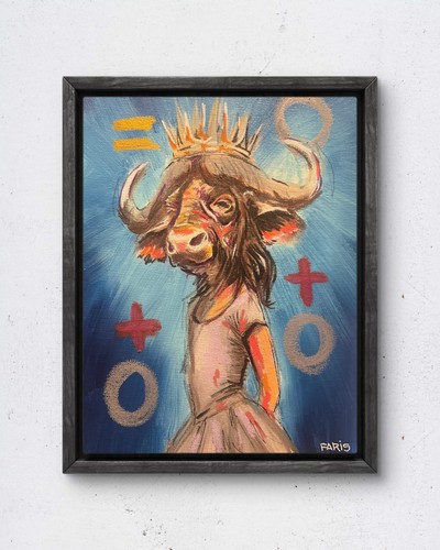 Faris art bull dancer - art-bull, dancer-11x14