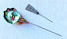 2 ANTICO SPILLONE da CAPPELLO