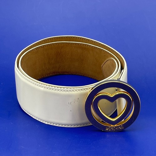 Cintura donna moschino - cintura, bianca