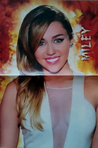 Miley cyrus 7x42cm doppel - cyrus, 29,7x42cm