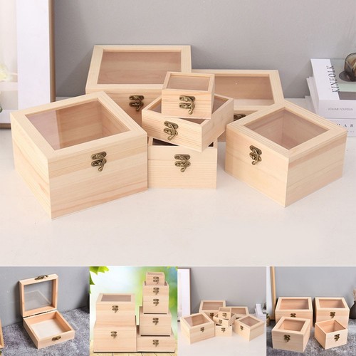 Scatola legno tela bianca - in,