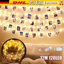 12M 120LED Foto Clip Catena