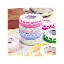 SET 12 PEZZI NASTRO PIZZO