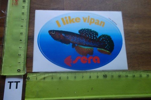 Vecchio adesivo acquario