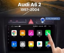 RADIO 2 DIN 9" PER AUDI A6 C5 ANDROID BLUETOOTH USB GPS NAVIGATORE WI-FI 