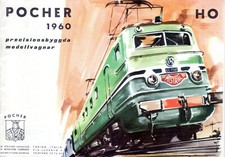 catalogo POCHER HO 1960 Precisionsbyggdan Modellvagnar Swedish edition    SV  aa