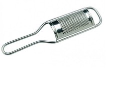 GRATTUGIA PER  AGRUMI LIMONI NOCE MOSCATA INOX CM  7 X 13 1 PEZZO