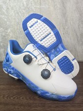 Scarpe da golf uomo G/Fore MG4 G/Drive taglia 11 impermeabili pelle Cielo suola mimetica 