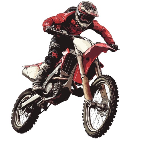 Adesivi dirt bike motocross - adesivi,