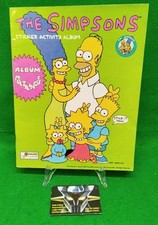 THE SIMPSONS EUROFLASH 94 Figurine Sticker Activity Album Multilingue Incompleto