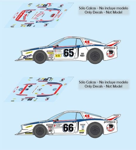 Decals lancia beta montecarlo - decals,