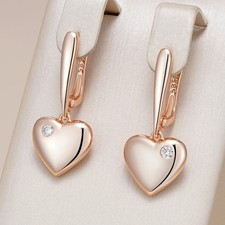 Orecchini pendenti a cuore in