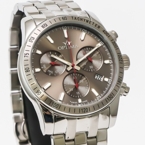 Optima swiss chronograph - -,