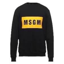 Felpa uomo donna nera MSGM
