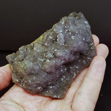 T01 - Cristalli di fluorite verde-viola (prefettura di Xinyang, provincia di Henan, Cina)