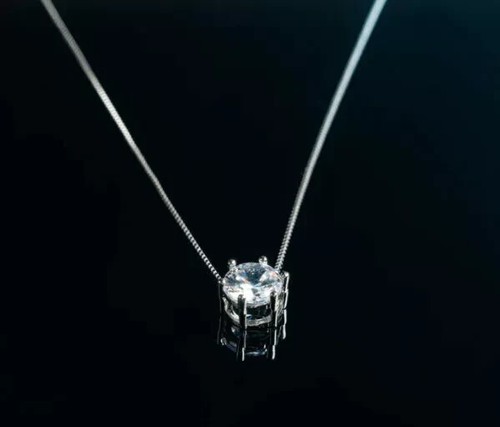 Collana punto luce - 1,00, in