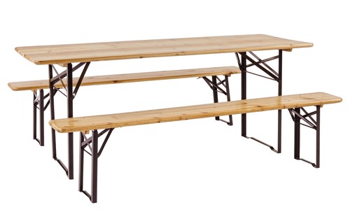Set tavolo birreria 200x60 - tavolo,