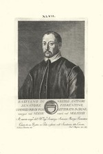 STAMPA ORIGINALE 1700 BASTIANO ANTINORI LETTERATO PISA