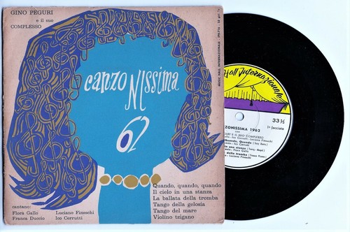 Disco giri canzonissima - 45,