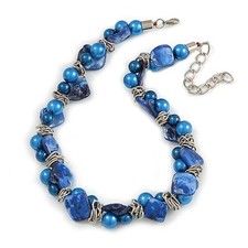 Squisita collana maglie tono - collana,