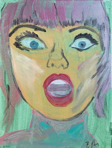 Quadro tela 11x14 volto - su,