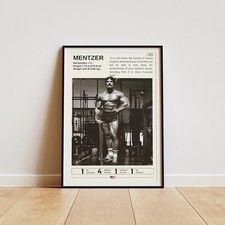 Poster Mike Mentzer, arte da
