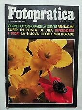 FOTO PRATICA 136 APRILE 1980 FIORI - ILFORD MULTIGRADE - YASUHIKO SHINOZAKI