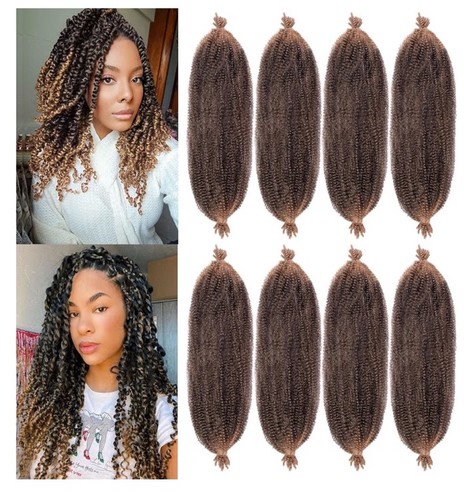 Springy afro twist hair - afro, 8