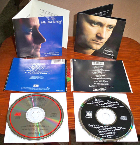 Lot phil collins cds - (2),