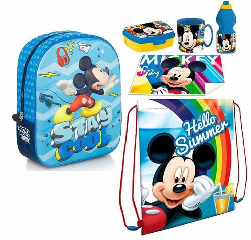 Set zainetto scuola topolino - set,