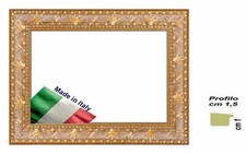 Cornice in legno in Oro antico