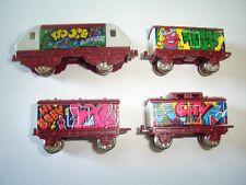 GRAFFITI MODEL TRAIN WAGONS
