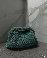 Borsa Clutch all'uncinetto