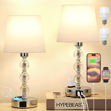 Set di 2 Lampade da Comodino
