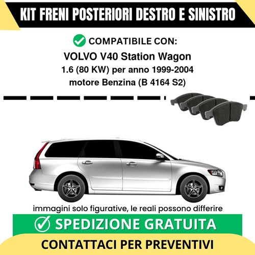 Pastiglie freno posteriori - pastiglie,