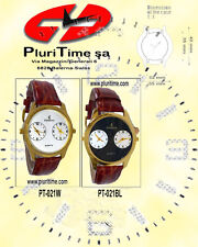 PT-021 OROLOGIO UOMO QUARZO DUAL TIME